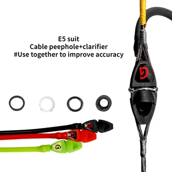 1 шт 1E5 составной лук кабельный глазок может быть установлен с осветлителем лука и стрел для стрельбы из лука