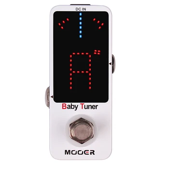 Mooer Mtu1 Детская Педаль Гитарного Тюнера Тюнер музыкальных инструментов Педаль Гитарных Эффектов True Bypass Высокоточная Настройка Mtu1 Effect