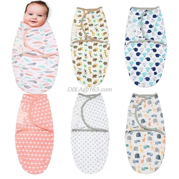 Одеяло Для Пеленания новорожденных, Мягкая Теплая Обертка, Весенне-летний Спальный мешок, детский Спальный мешок для мальчиков и девочек 0-2 месяцев