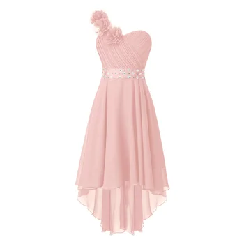Летние платья с цветочным узором для девочек, Детское Элегантное праздничное платье, Детское однотонное платье Принцессы без рукавов для девочек, официальная одежда
