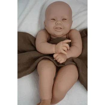 24-дюймовый Неокрашенный комплект для куклы Реборн, Kodi, малыш, свежий цвет, сделай сам, мягкий на ощупь, с телом и глазами