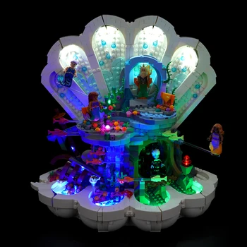 Светодиодные фонари для 43225 The Little Mermaid Королевская раскладушка строительные блоки DIY осветительная игрушка в подарок (модель в комплект не входит)