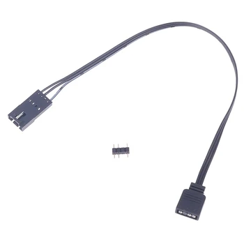 Кабель RGB длиной 25 см, 3-контактный разъем адаптера 5 В для Corsair SP/HD/LL/ML/QL RGB по стандарту ARGB