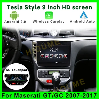 Android автомобильный радио мультимедийный плеер LCD AC Для Maserati GT GC Grantismo 2007-2017 автомобильная GPS навигация Стерео Carplay