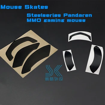 Ножки коньков для мыши 3 м для Steelseries wireless Pandaren edition WOW gold mouse MMO gaming Catacly Замена толщины 0,6 мм
