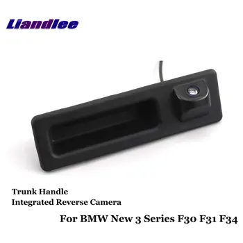 Для BMW Новой 3 Серии F30 F31 F34 Ручка Багажника Автомобиля Комплект Для резервного копирования Камеры Заднего Вида Аксессуары Встроенная Видеорегистратор HD SONY CCD III