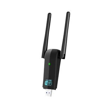 USB3.0 Wifi6 Беспроводная сетевая карта Wifi6 AX1800M Двухдиапазонная 2,4 ГГц/5 ГГц Сетевая карта USB WiFi Приемник Передатчик