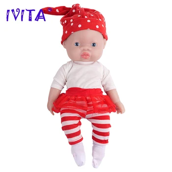 IVITA WG1560 11,81 дюйма 1,48 кг Силиконовая Кукла Реборн для Всего Тела Bebe Реалистичная Неокрашенная Девочка Мягкие Детские Поделки Пустые Детские Игрушки