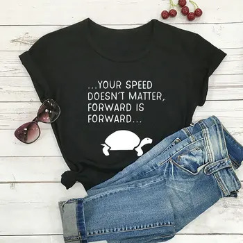 Forward-это вперед, женская футболка из 100% хлопка, футболка 
