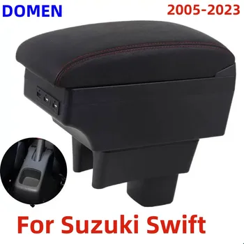 Для Suzuki Swift Подлокотник коробка для автомобиля Suzuki Swift Подлокотник 2005-2023 автомобильные аксессуары коробка для хранения интерьера Дооснащение деталей с USB