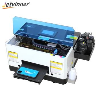 УФ-принтер Jetvinner A5, Автоматическая Мини-УФ-печатная машина для Epson L800, Насадка для корпуса телефона, стекло, Металл, дерево, УФ-печать