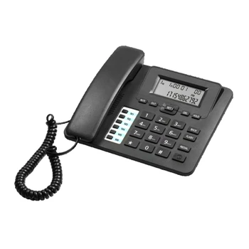 Проводной стационарный телефон, Большая кнопка, Регулируемый Рабочий стол для домашнего использования, отеля, бизнеса